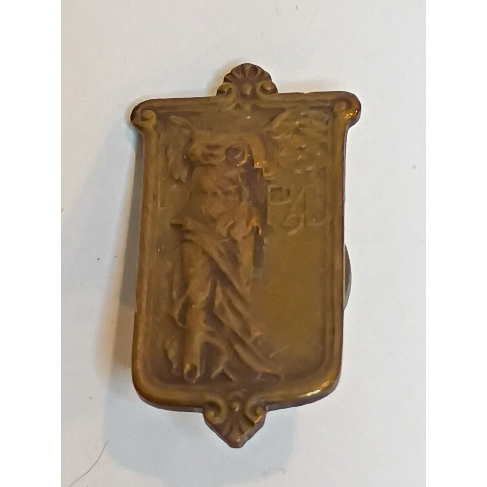 Public School Athletic League PSAL Winged Victory of Samothrace Lapel Pin Screw